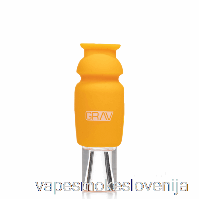 Vape Za Enkratno Uporabo Grav Steklena Bergla S Silikonskim Pokrovčkom Gorčično Rumena